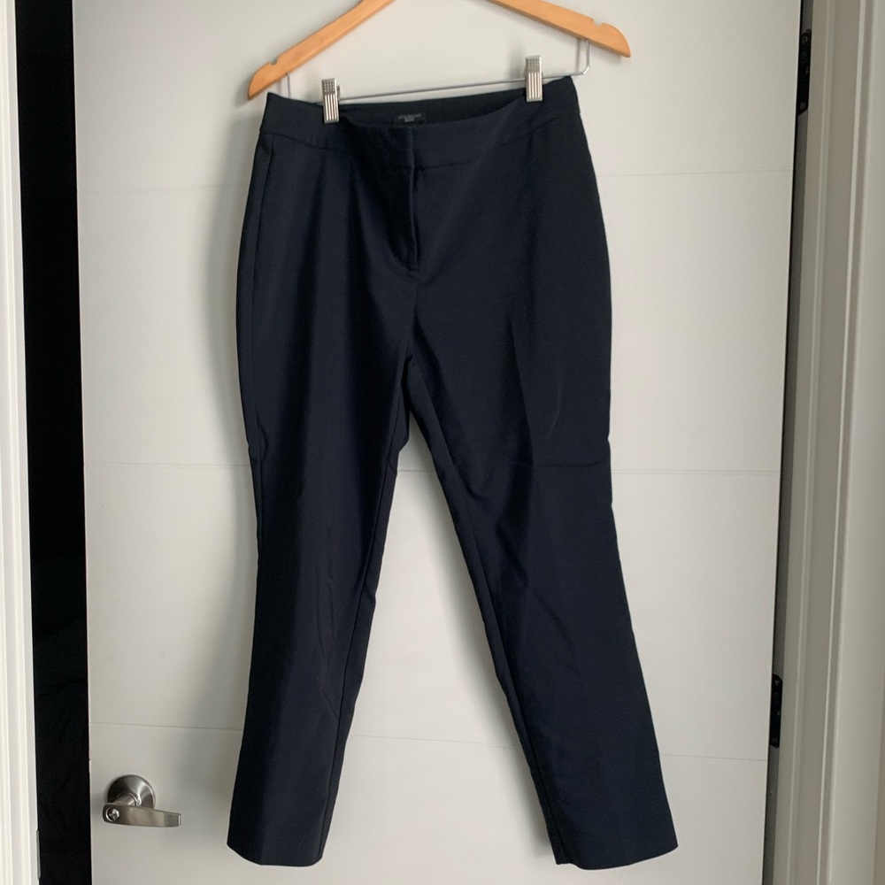 Ann Taylor Loft Curvy White Business Slacks